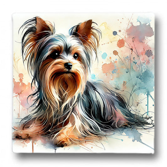 Yorkie Canvas Print