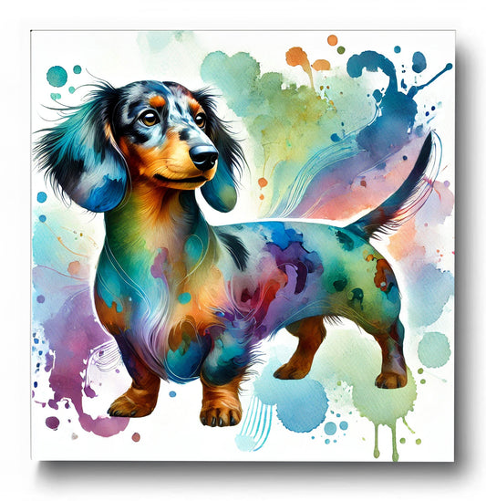 Watercolor Dachshund