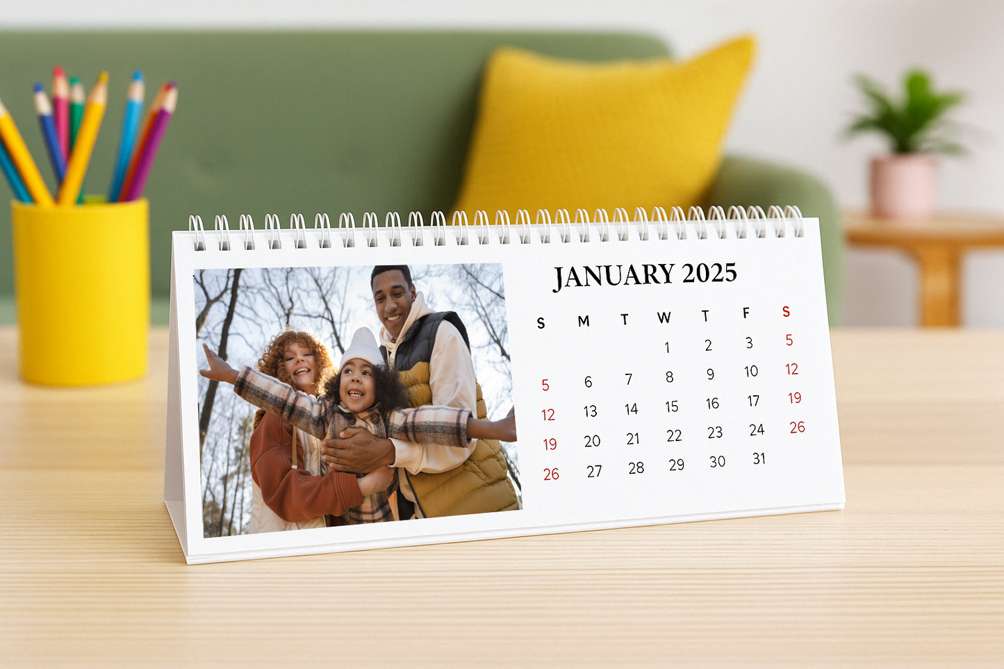 Personalised Photo Desk Calendar – Create a Unique Gift with Your Favourite Moments