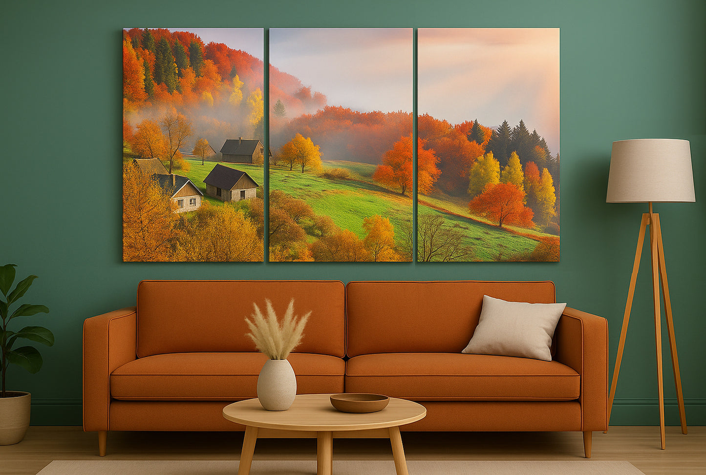 Autumn Colours Canvas Wall Art