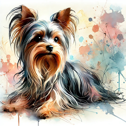 Yorkie Canvas Print