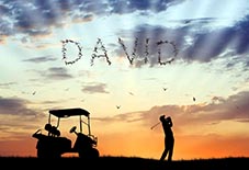 Personalised Image - Sunrise Golf image