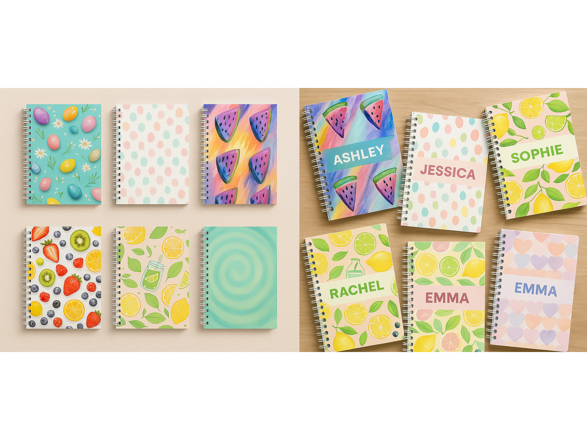 Personlize Notebook Custom Notebooks – 1 To 1 Digital Print