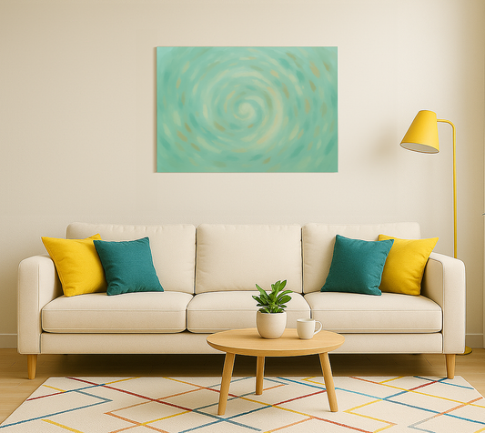 Mint Green Canvas Wall Art